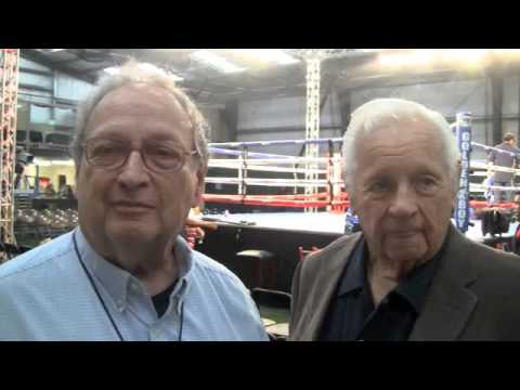 Boxing legends Don Chargin and Bill Caplan in Salinas on Fox Sports