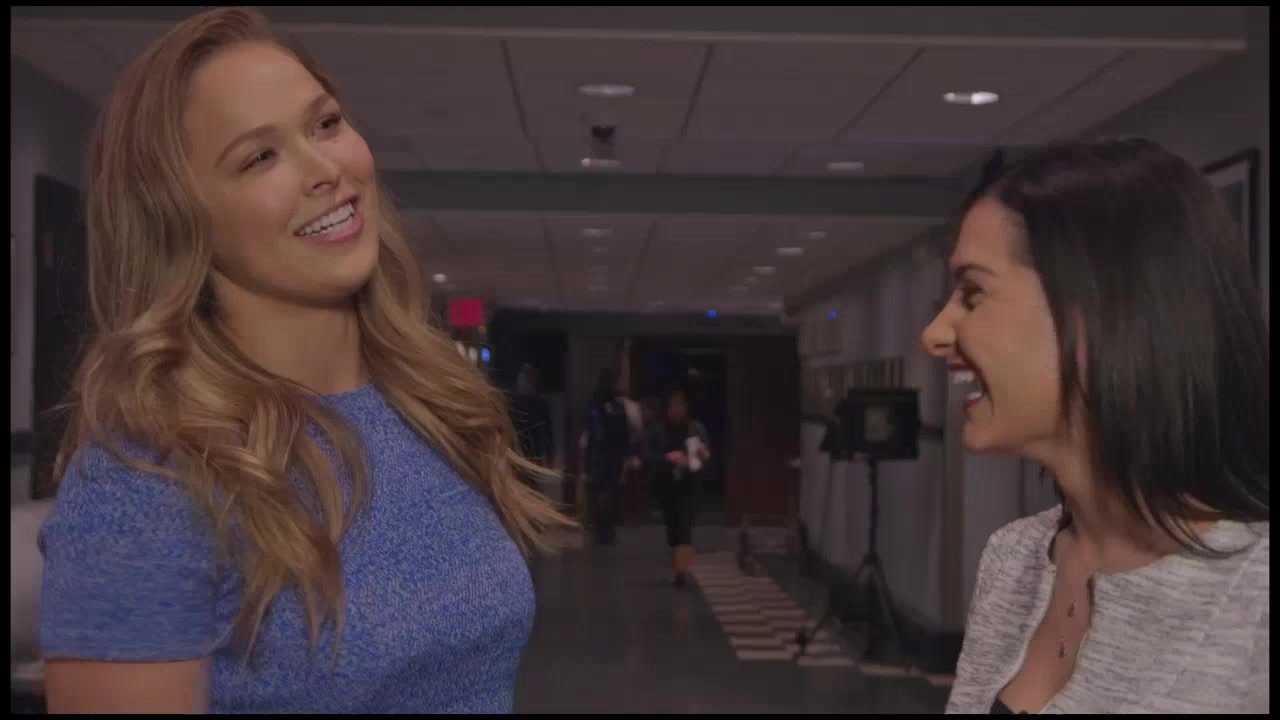 Go backstage with Ronda Rousey on Saturday Night Live