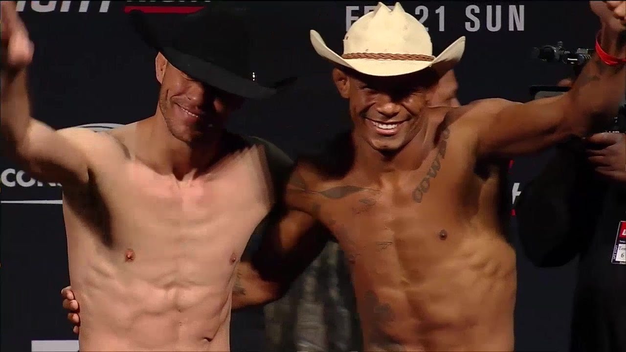 Cowboys Cerrone and Oliveira have friendly staredown – Full UFC Weigh-In