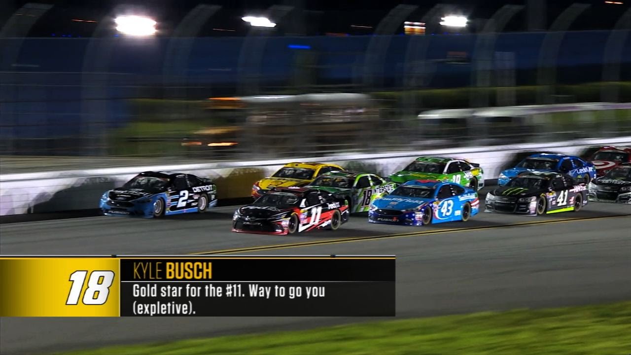 Radioactive: Daytona – “Way to go you [expletive].” – ‘NASCAR Race Hub’