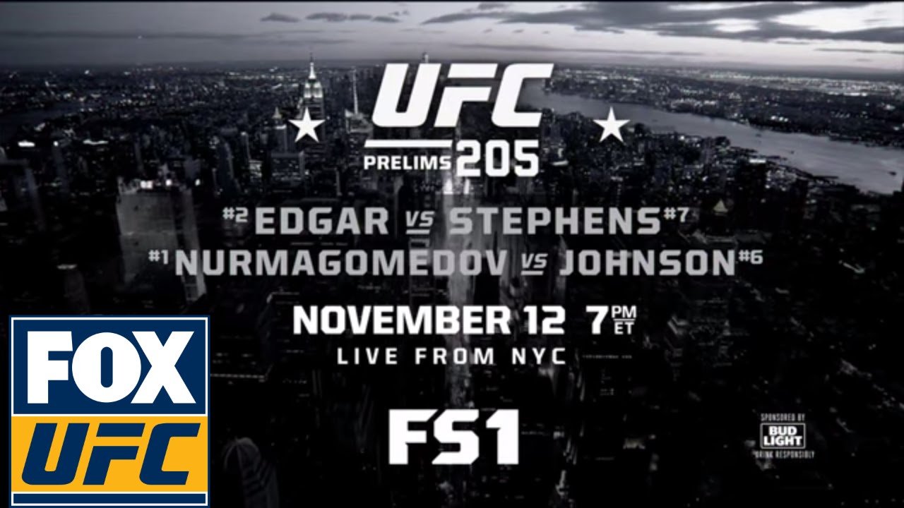 UFC 205: Alvarez vs. McGregor Prelims on FS1