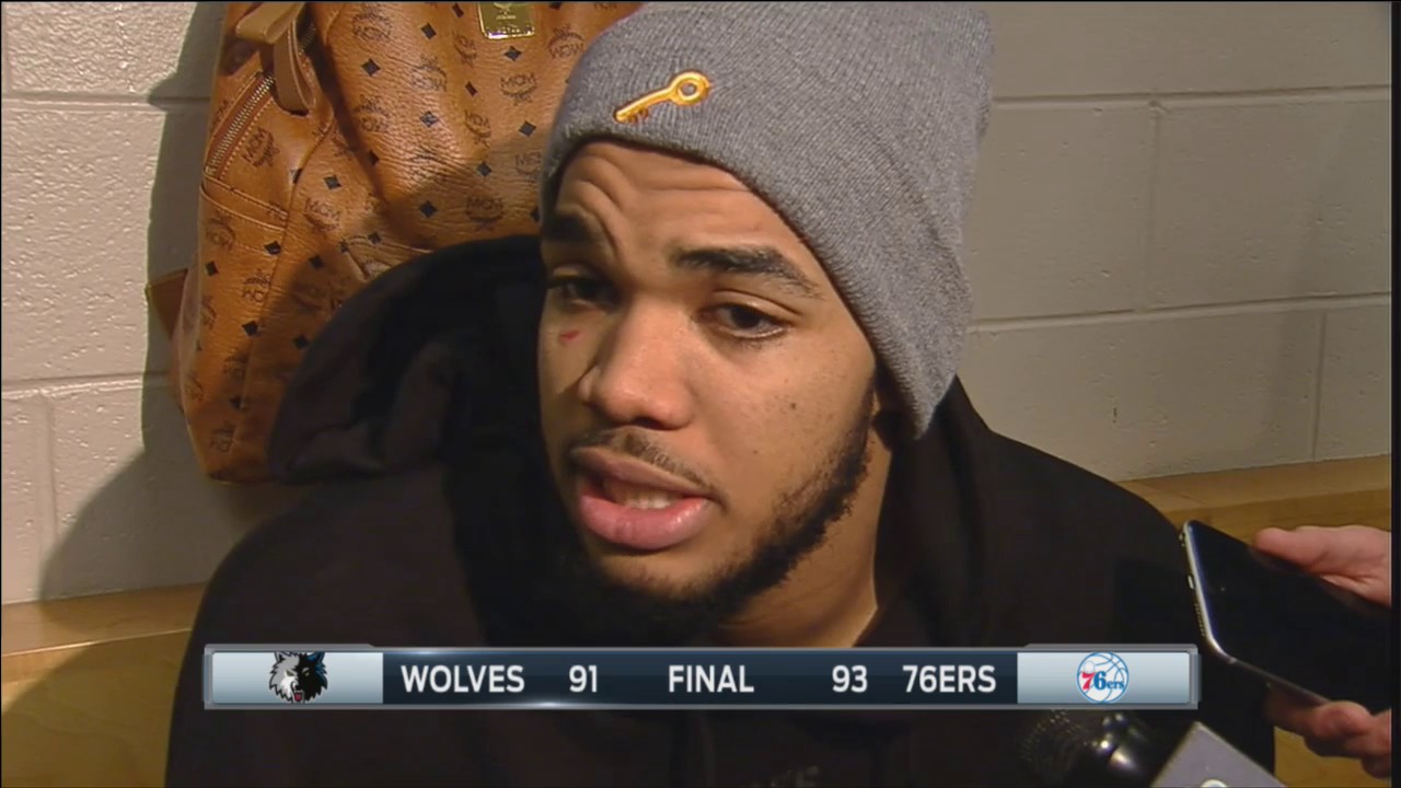 Wolves star Towns says ‘no consolation prize’ after loss to 76ers