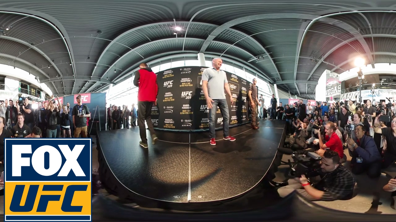 UFC 209 Media Day: Woodley vs. Thompson | 360° | UFC ON FOX