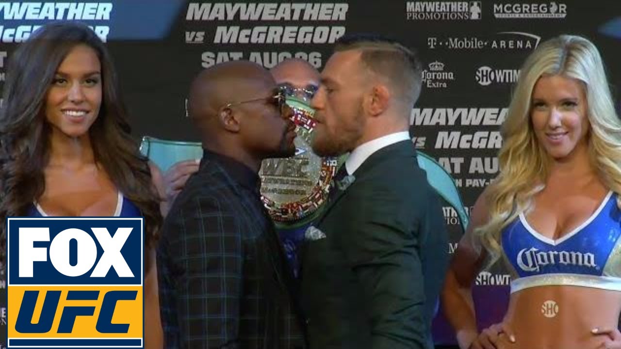 Conor McGregor and Floyd Mayweather face off | FINAL PRESS