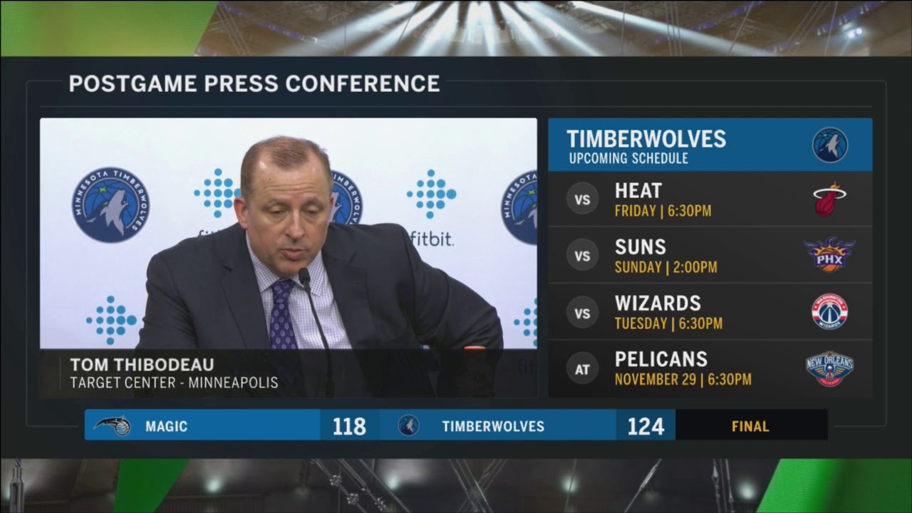 Thibodeau on what Wolves need to do in 4th quarter