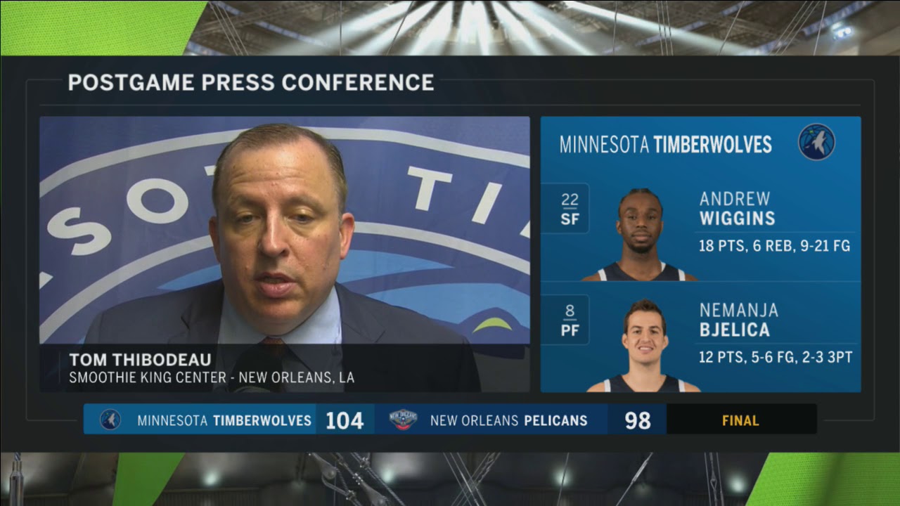 Timberwolves’ Thibodeau: ‘Our bench was terrific’