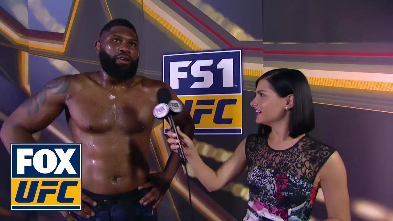 Curtis Blaydes talks to Megan Olivi post-fight | INTERVIEW