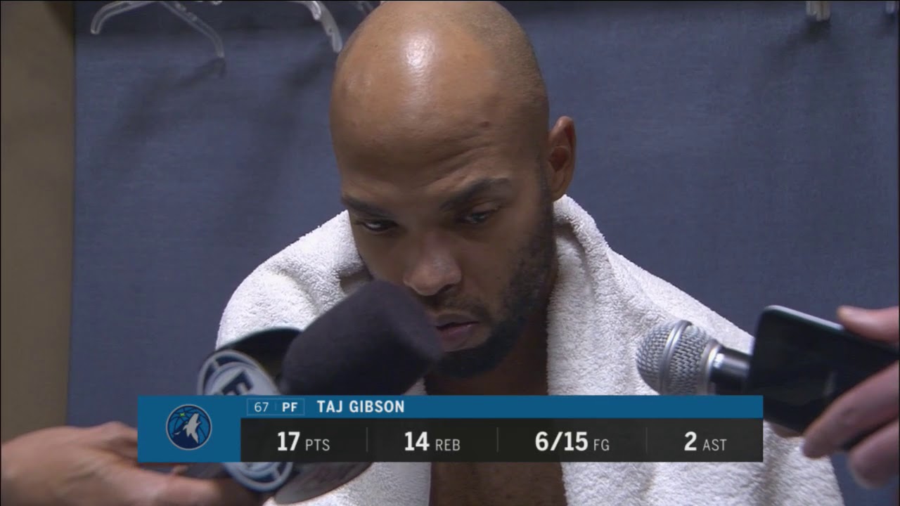 Timberwolves’ Taj Gibson: “That was playoff basketball”