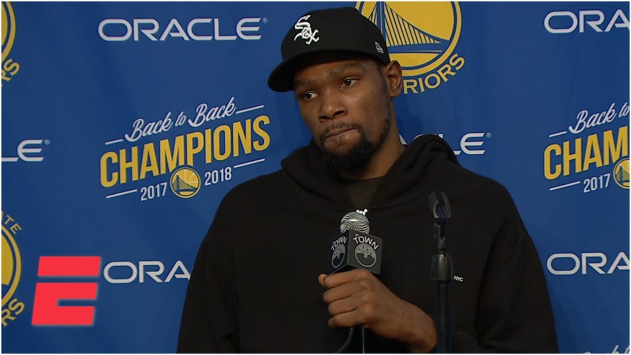 Kevin Durant gives attitude answering Draymond Green injury question