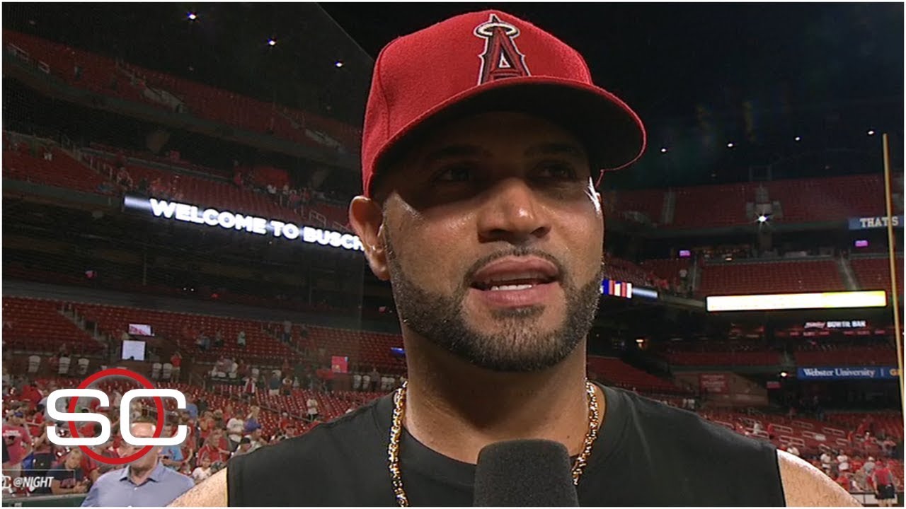 Albert Pujols calls weekend back in St. Louis, one of the best