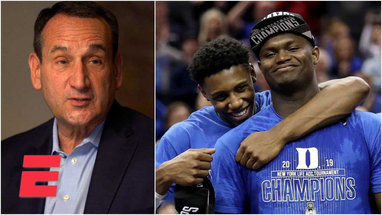 Coach K: 1986 Duke basketball team set foundation for Zion, RJ