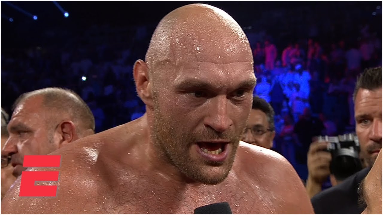 Tyson Fury screams ‘bring em all on’ after KO of Tom Schwarz | ESPN