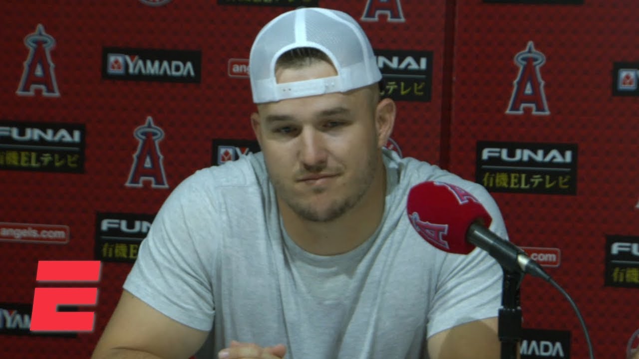 Mike Trout on honoring Tyler Skaggs with Angels’ no-hitter: You can’t