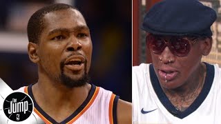 Dennis Rodman calls Kevin Durant’s OKC comments ‘selfish’ | The Jump